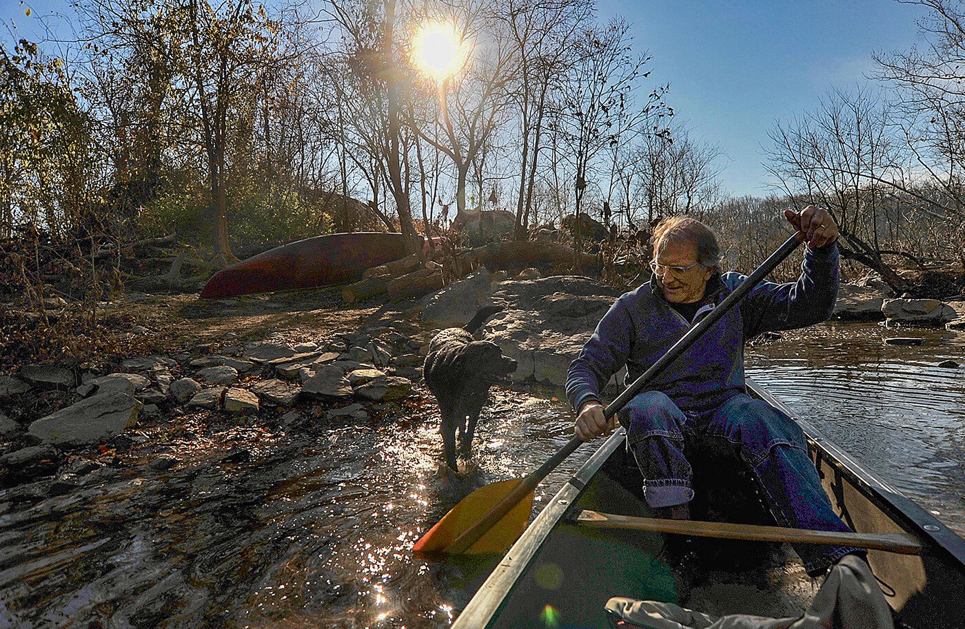 Pascal Pittman paddling